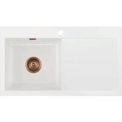 Lavabo Mera 90 Køkkenvask, 90x51 Cm, Hvid Lavabo Mera 90 Køkkenvask, 90x51 Cm, Hvid