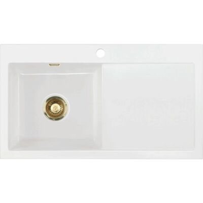 Lavabo Mera 90 Køkkenvask, 90x51 Cm, Hvid Lavabo Mera 90 Køkkenvask, 90x51 Cm, Hvid