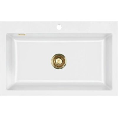 Lavabo Mera 80 Køkkenvask, 80x51 Cm, Hvid Lavabo Mera 80 Køkkenvask, 80x51 Cm, Hvid
