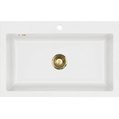 Lavabo Mera 80 Køkkenvask, 90x57 Cm, Mat Hvid Lavabo Mera 80 Køkkenvask, 90x57 Cm, Mat Hvid
