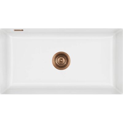 Lavabo Mera 80 Køkkenvask, 90x57 Cm, Mat Hvid Lavabo Mera 80 Køkkenvask, 90x57 Cm, Mat Hvid
