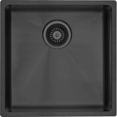 Lavabo Kubus 400 Soft Køkkenvask, 44x44 Cm, Sort Lavabo Kubus 400 Soft Køkkenvask, 44x44 Cm, Sort