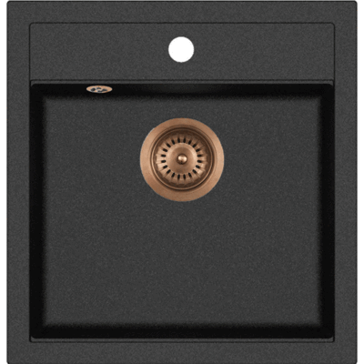 Lavabo Jupiter 50 Køkkenvask, 49x51 Cm, Sort Lavabo Jupiter 50 Køkkenvask, 49x51 Cm, Sort