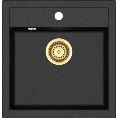 Lavabo Jupiter 50 Køkkenvask, 49x51 Cm, Sort Lavabo Jupiter 50 Køkkenvask, 49x51 Cm, Sort