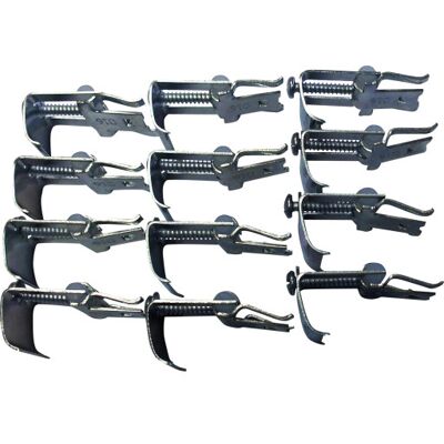 Intra Juvel D5 Beslagsæt 12 Stk Arm. Plade Intra Juvel D5 Beslagsæt 12 Stk Arm. Plade