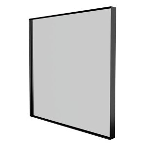 Sanibell Basicline Spejl, 60x60 Cm, Mat Sort