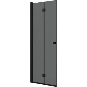 Dansani Match Brusedør, Model B, 87 Cm, Tonet Glas, Sort Profil Dansani Match Brusedør, Model B, 87 Cm, Tonet Glas, Sort Profil