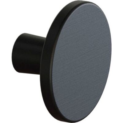 Dansani Button Greb, Ø42 Mm, Mat Sort Dansani Button Greb, Ø42 Mm, Mat Sort