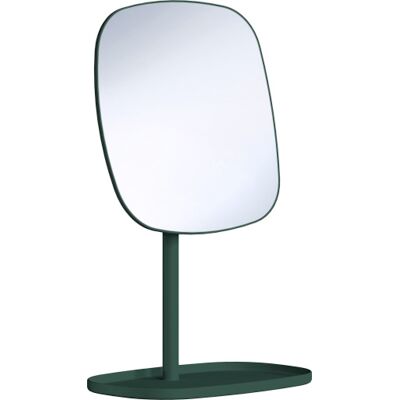 Beslagsboden Satin Square Makeup Spejl, Grøn Beslagsboden Satin Square Makeup Spejl, Grøn