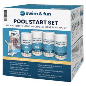 Swim & Fun Pool Start- Og Vedligeholdelsessæt Til Klor