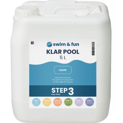 Swim & Fun KlarPool 5 liter - Pool Rengøring Swim & Fun KlarPool 5 liter - Pool Rengøring