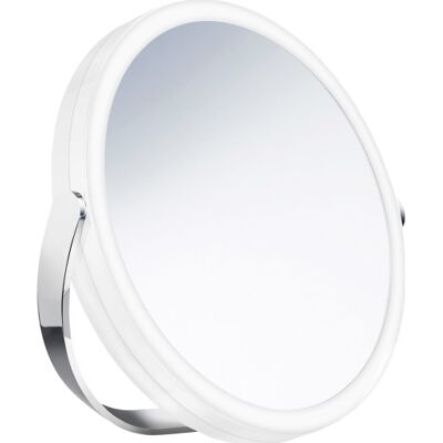 Smedbo Outline Makeup Spejl Med Lys, Ø18 Cm, Krom Smedbo Outline Makeup Spejl Med Lys, Ø18 Cm, Krom