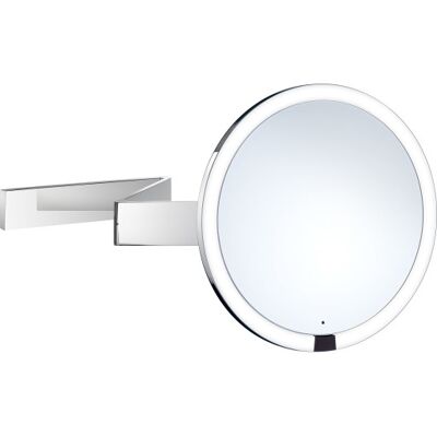Smedbo Outline Makeup Spejl Med Lys, Ø20 Cm, Krom Smedbo Outline Makeup Spejl Med Lys, Ø20 Cm, Krom