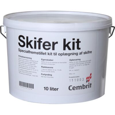 Cembrit Skiferkit Spand Á 10 Liter. Til Natur/fibercementskifer Cembrit Skiferkit Spand Á 10 Liter. Til Natur/fibercementskifer
