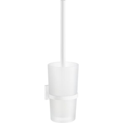 Smedbo House Toiletrens - Vægmontering, Frostet glas 380mm Smedbo House Toiletrens - Vægmontering, Frostet glas 380mm