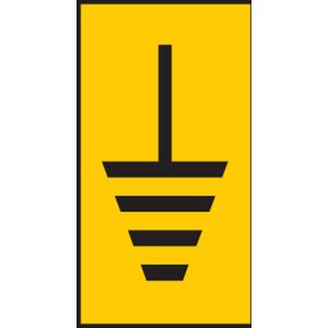 HellermannTyton 5 Stk Ledningsmærke (Jord) Gul Wic2 Til 1,5-2,5 Mm² Ledning (200 Stk)