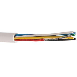 Nexans 500 Meter Alarmkabel Ptr-F 4x0,22 Hvid T500 (Fqqxb)