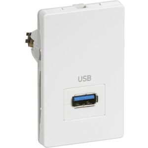 Lauritz Knudsen Lk Fuga Udtag Usb 3,0 1½ Modul I Hvid