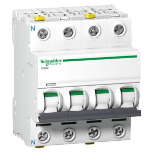 Schneider Electric Schneider 10a Automatsikring 3p+n I Hvid