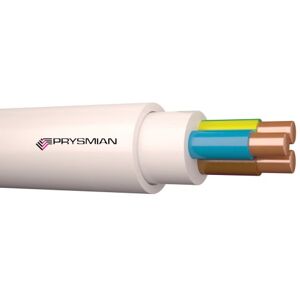 Prysmian Kabel Xpj-Hf D 3g6 Dca, Hvid, Halogenfri, T500