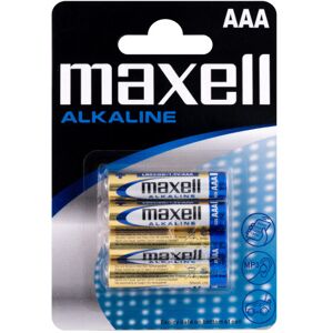 Maxell Aaa Alkaline Batterier, Pakke Med 4 Stk.