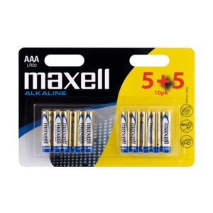 Maxell Aaa Alkaline Batterier, Pakke Med 10 Stk.