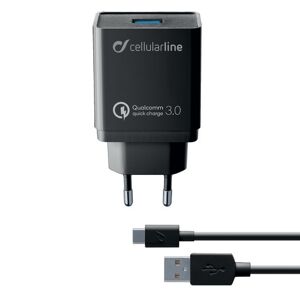 Andet Cellularline 230v Qualcomm Lader Til Huawei Usb-C Quick Charging