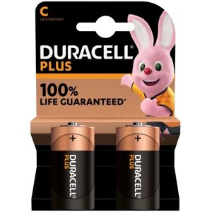 Duracell Plus C Batterier - Pakke Á 2 Stk.