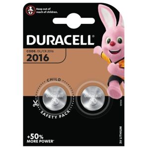 Duracell Knapcellebatteri Cr2016 - Pakke Á 2 Stk.