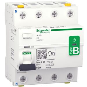 Schneider Electric Schneider Acti9 Hpfi Relæ B-Si, 4p På 40a