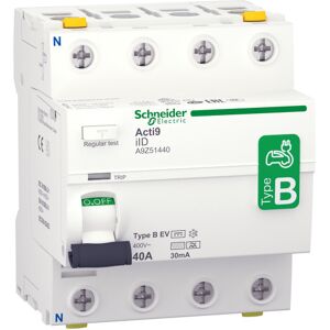 Schneider Electric Schneider Acti9 Hpfi Relæ B-Ev, 4p På 40a