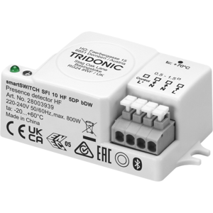Tridonic Smartswitch Sfi 10 Hf 5dp Bdw Casambi Bevægelses Sensor Tridonic Smartswitch Sfi 10 Hf 5dp Bdw Casambi Bevægelses Sensor