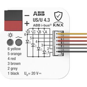 ABB Fordelingsskab Tilbehør - Universal Interface 4F UP ABB Fordelingsskab Tilbehør - Universal Interface 4F UP