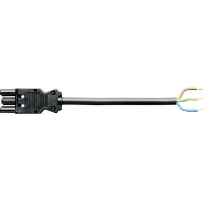 Wieland Gst18i3 Tilslutningkabel 3p Hun/fri Pvc 1,5mm² Sort 5m Wieland Gst18i3 Tilslutningkabel 3p Hun/fri Pvc 1,5mm² Sort 5m