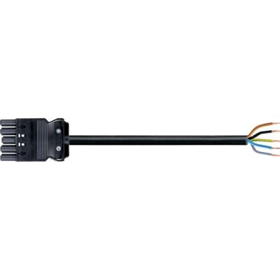 Wieland Gst18i3 Tilslutningkabel 3p Hun/fri Pvc 2,5mm² Sort 7m Wieland Gst18i3 Tilslutningkabel 3p Hun/fri Pvc 2,5mm² Sort 7m