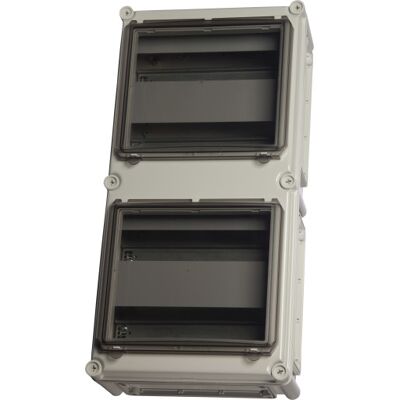 Fibox THL24-2 Grå IP65 Kapsling - Elektrisk kabinet Fibox THL24-2 Grå IP65 Kapsling - Elektrisk kabinet