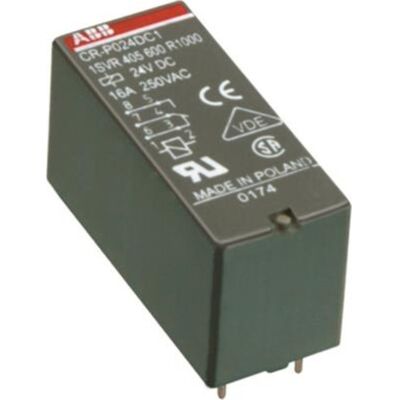 ABB CR-P024DC1 Interface-Relæ - 24V DC, IP67, SPDT ABB CR-P024DC1 Interface-Relæ - 24V DC, IP67, SPDT