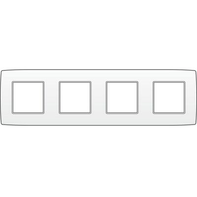 Ramme 4-Modul, Niko Original, Hvid Ramme 4-Modul, Niko Original, Hvid