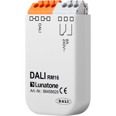 Lunatone Relæmodul - DALI RM16 - 2kW - Grå Lunatone Relæmodul - DALI RM16 - 2kW - Grå