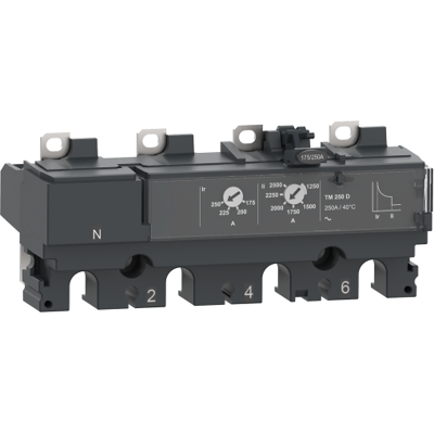 Schneider C164TM125 - Termisk-magnetisk afbryder - NSX160 Schneider C164TM125 - Termisk-magnetisk afbryder - NSX160