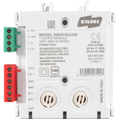 Schneider Electric Relæ Modul Em201ea240, Addresserbar Komponent Til Slc, 240v Relæ Schneider Electric Relæ Modul Em201ea240, Addresserbar Komponent Til Slc, 240v Relæ