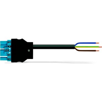 Wago Tilslutningskabel Cca Han/fri 5-Polet 3m 3g1,50mm² Blå, Kodn. I Wago Tilslutningskabel Cca Han/fri 5-Polet 3m 3g1,50mm² Blå, Kodn. I