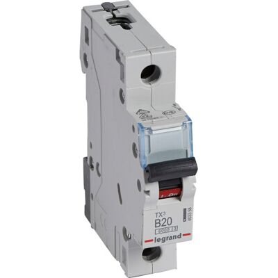 Legrand 10 Stk Tx³ Mcb Automatsikring B20 1p 1m 6/6ka Legrand 10 Stk Tx³ Mcb Automatsikring B20 1p 1m 6/6ka