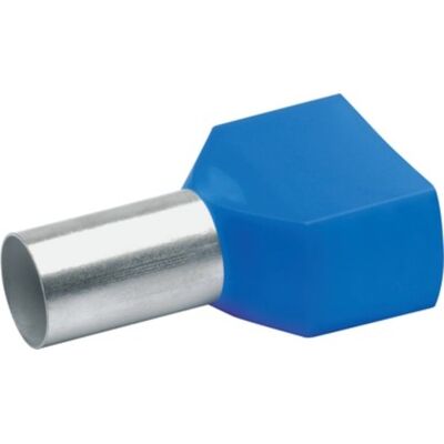 Klauke 87714 Dobbelt kabelsko 16mm² x 14mm delvist isoleret blå - 100 stk Klauke 87714 Dobbelt kabelsko 16mm² x 14mm delvist isoleret blå - 100 stk