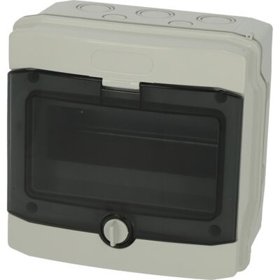 Fibox Gruppeafdækning Mce65 8m, 1 Række 8 Moduler, 200x200x120 Fibox Gruppeafdækning Mce65 8m, 1 Række 8 Moduler, 200x200x120