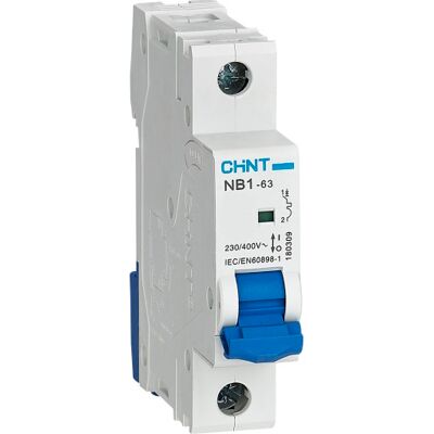 Automatsikring Chint Mcb Nb1-63h, C 2a 1p, 10ka Automatsikring Chint Mcb Nb1-63h, C 2a 1p, 10ka