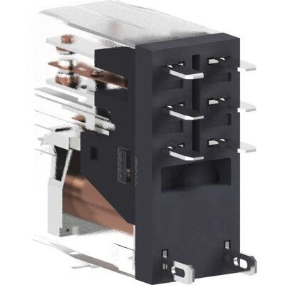 Schneider Electric Relæ - 2P DPDT 24V AC 5A Innstik Schneider Electric Relæ - 2P DPDT 24V AC 5A Innstik
