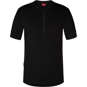 Fe Engel Grandad T-Shirt, 9256, Kortærmet, Sort, Str. 3xl