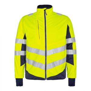 Fe Engel Softshelljakke 1158, En 20471 Kl.2, Gul/marine, Str.4xl