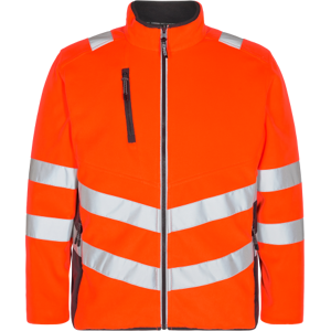 Engel Safety Fleece 1192 High-Vis Orange/antrazit Kl.2 Str. M